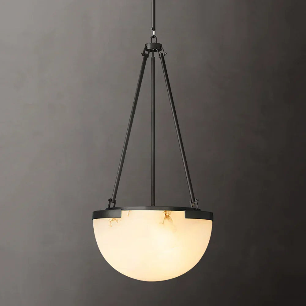 Semicircular Istar Alabaster Chandelier