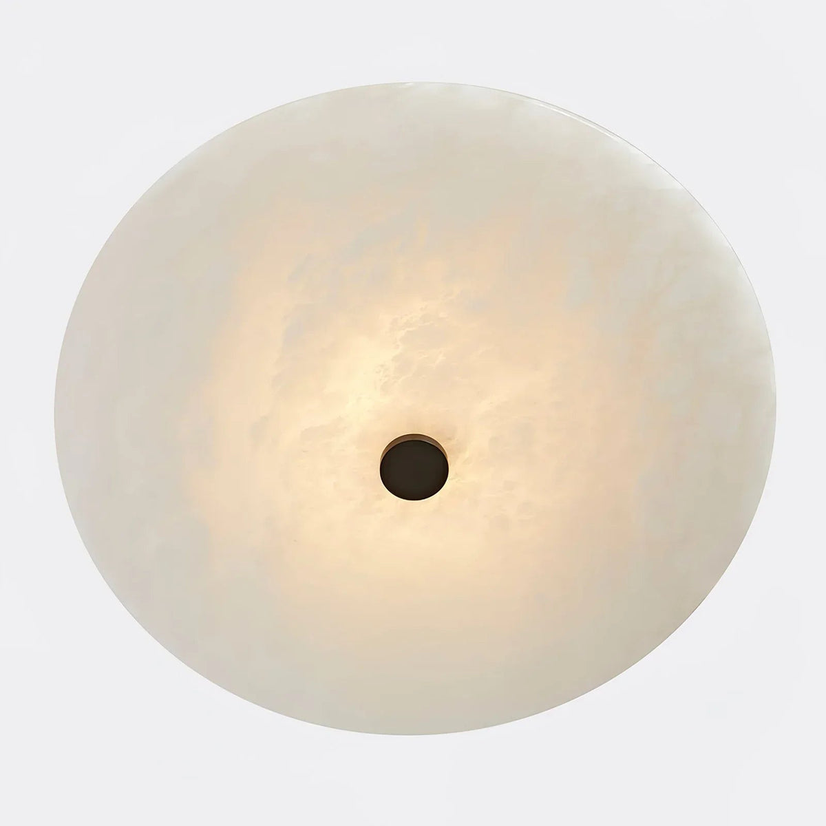 Round Ankeny Alabaster Ceiling Lamp