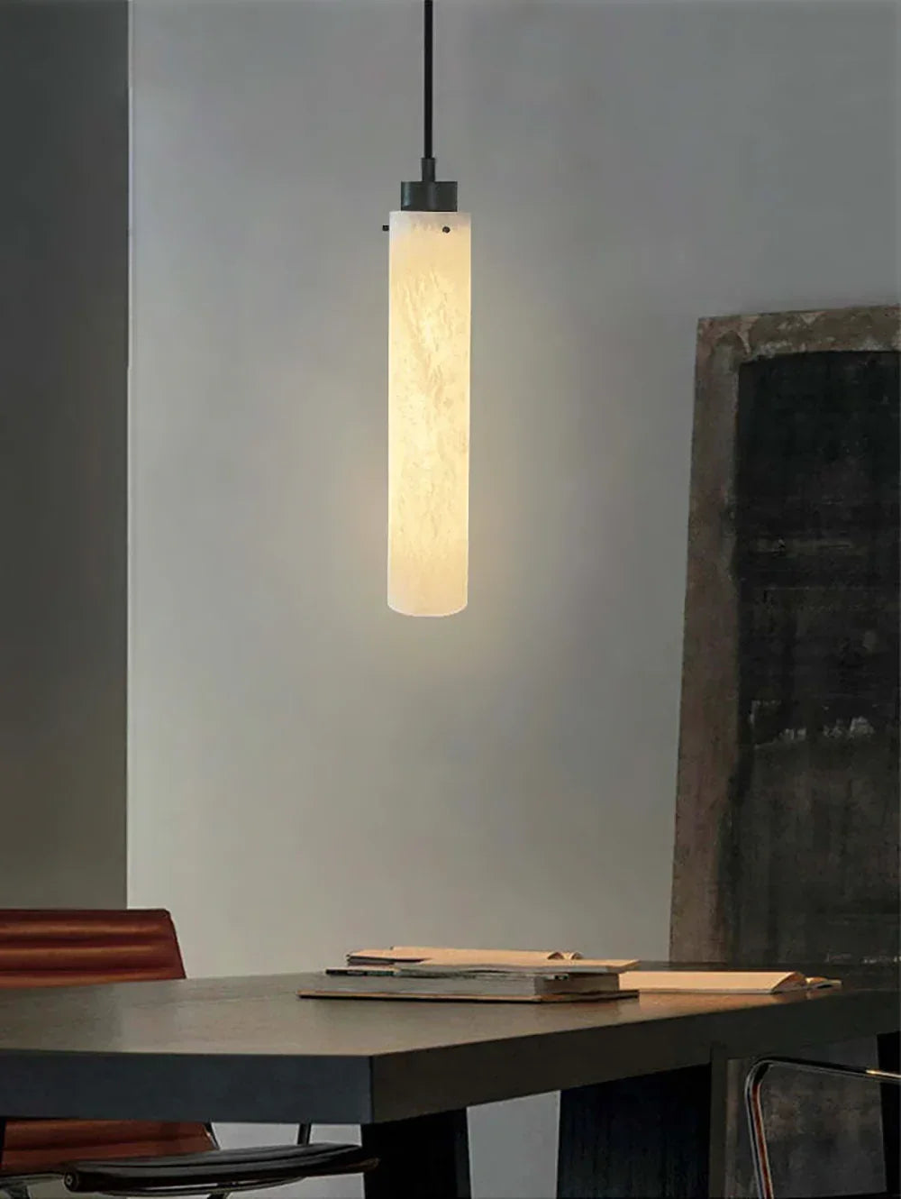 Cylinder Alabaster Pendant Lamp