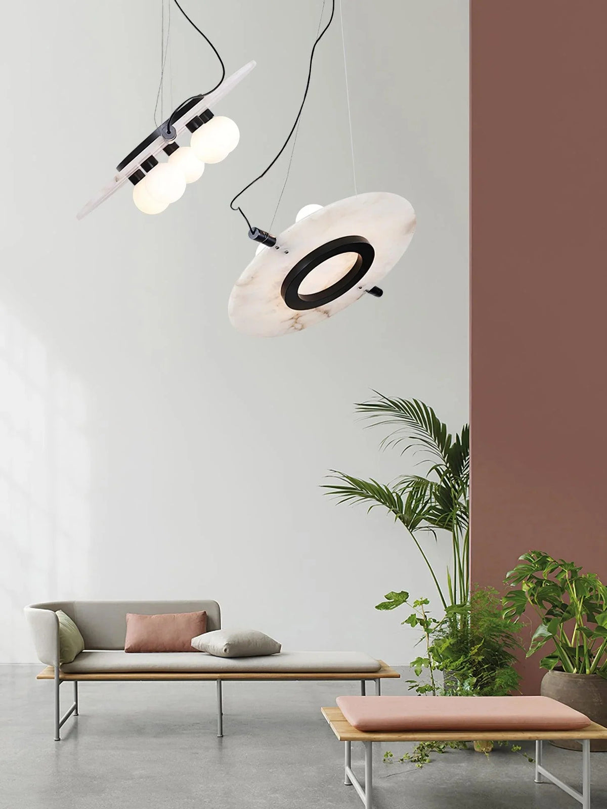 Magma Alabaster Pendant Lamp