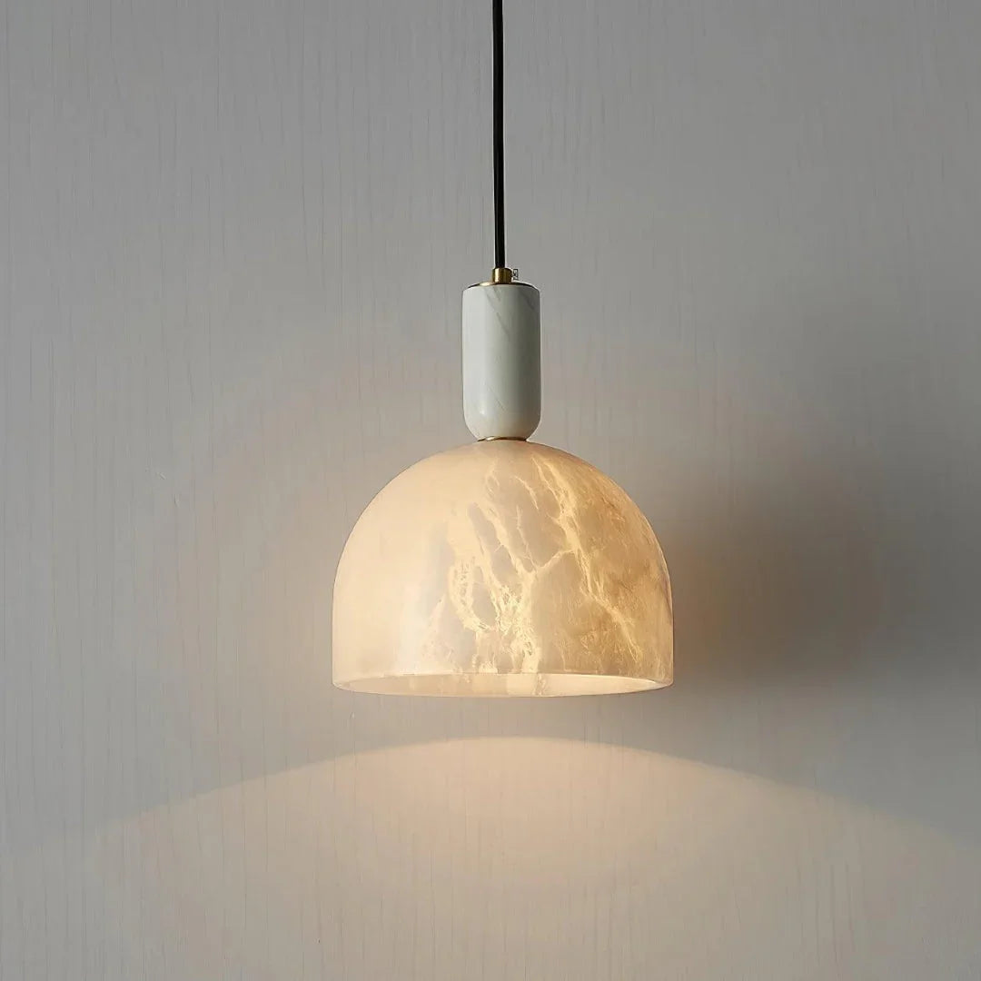 Acorn Alabaster Pendant Light
