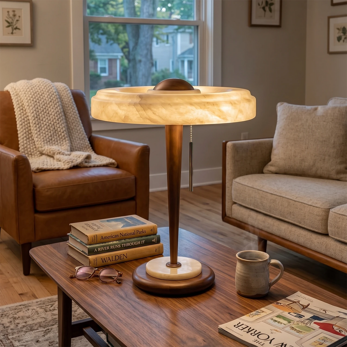 Quiet Luxury Alabaster Table Lamp