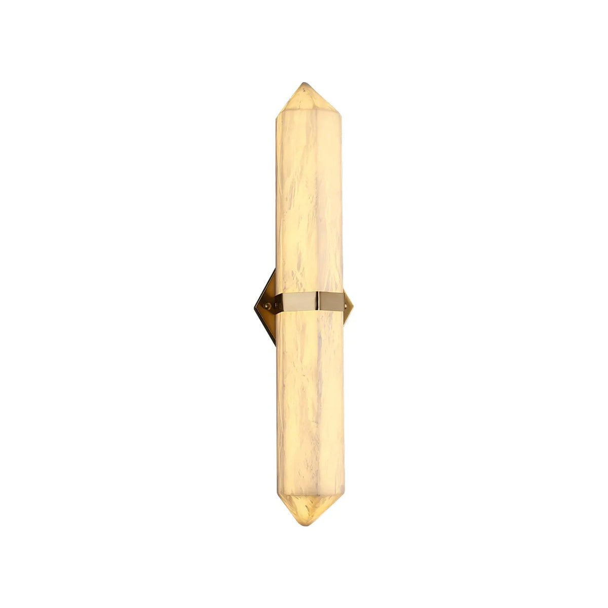 Alabaster Obelisk Wall Sconce